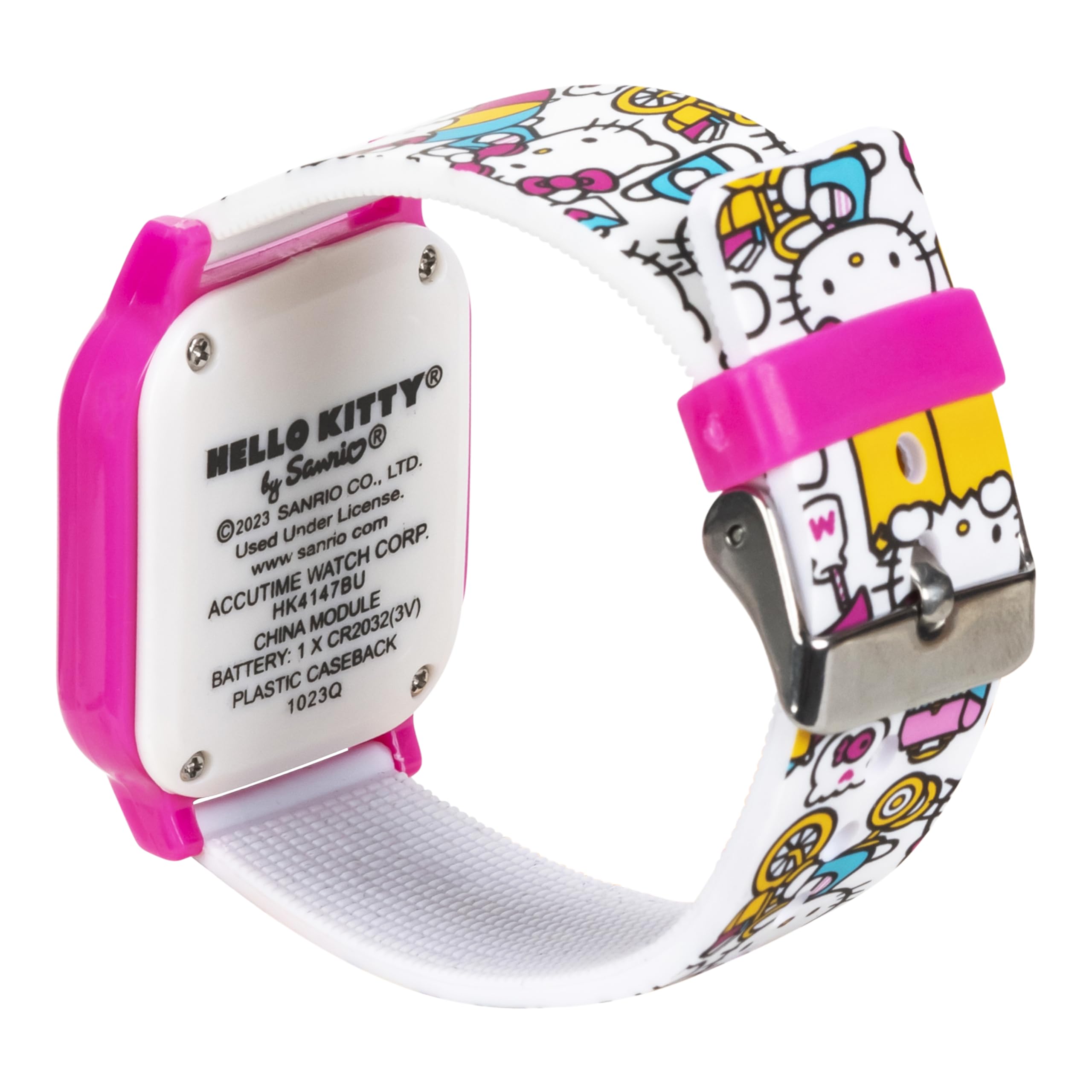 Foto 4 pulgar | Reloj de Cuarzo Led Digital Accutime Hello Kitty para Niñas - Venta Internacional