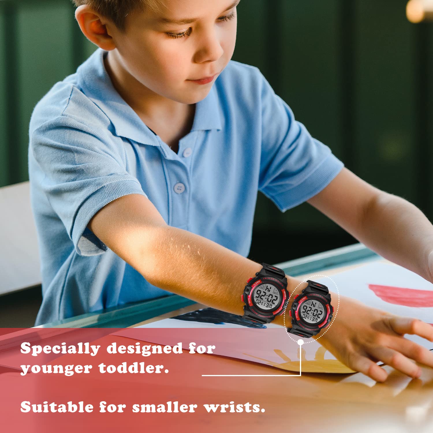 Foto 4 pulgar | Reloj Digital Deportivo Alps para Niños - Venta Internacional