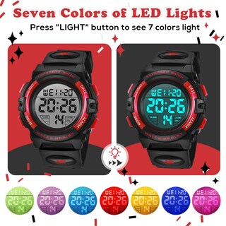 Foto 4 | Reloj Digital Deportivo Alps para Niños - Venta Internacional