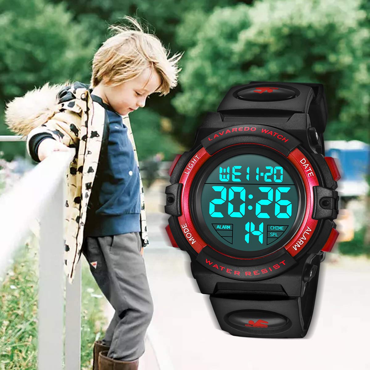 Foto 6 pulgar | Reloj Digital Deportivo Alps para Niños - Venta Internacional