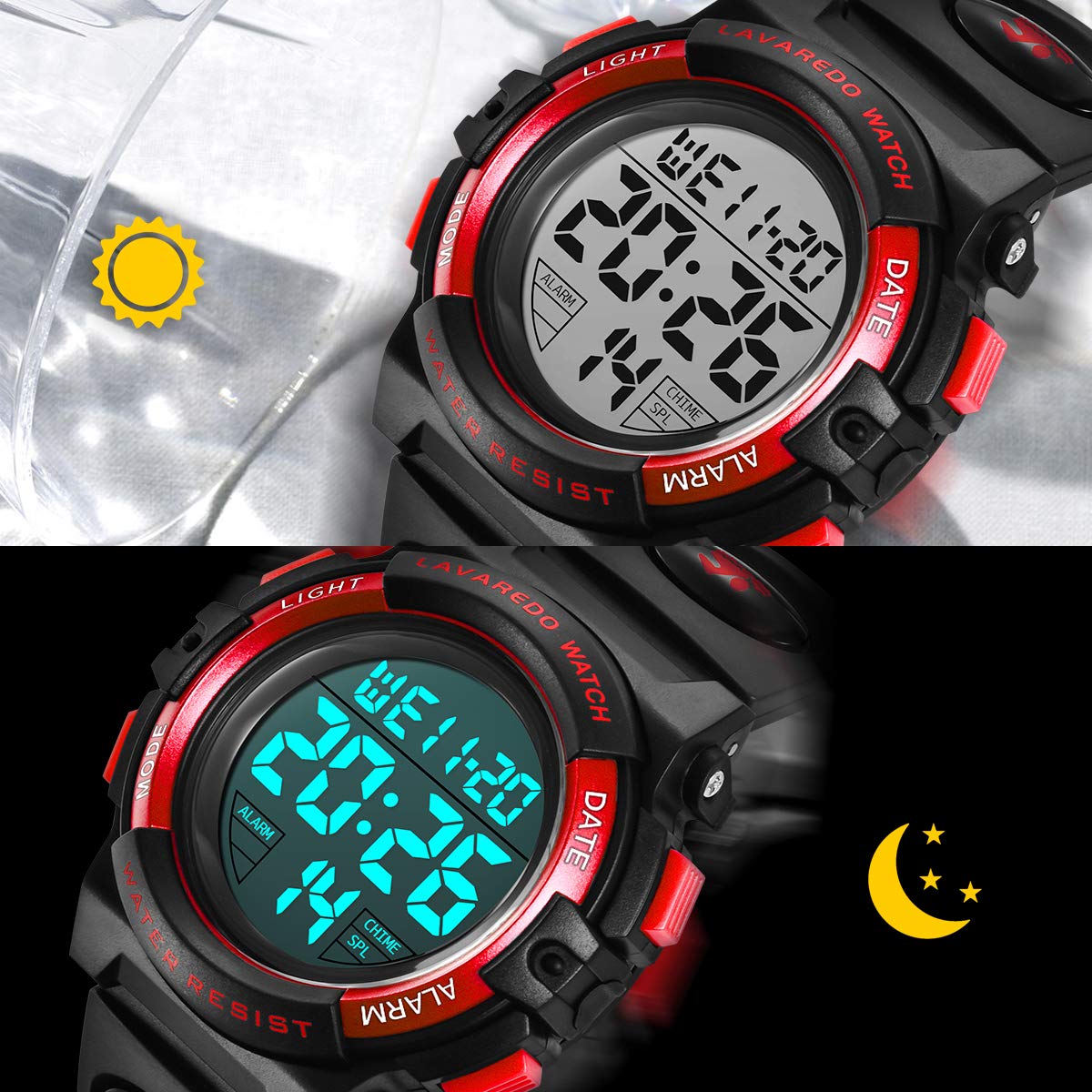 Foto 8 pulgar | Reloj Digital Deportivo Alps para Niños - Venta Internacional