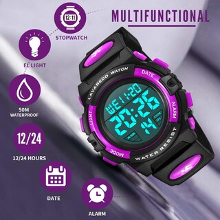 Foto 2 | Reloj A Alps Negro Infantil-Venta Internacional