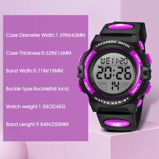 Foto 7 | Reloj A Alps Negro Infantil-Venta Internacional