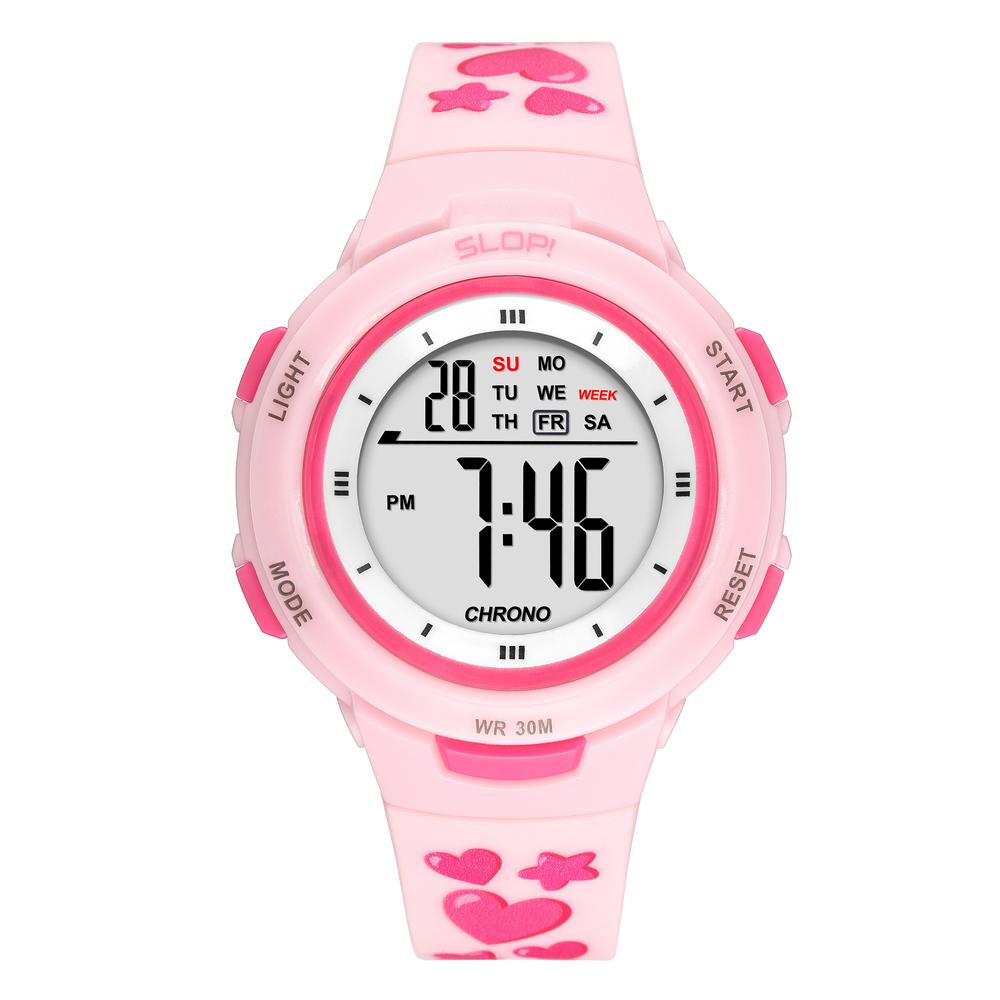 Reloj Infantil Slop Sueño De Estrellas Sw24303k2 Rosa