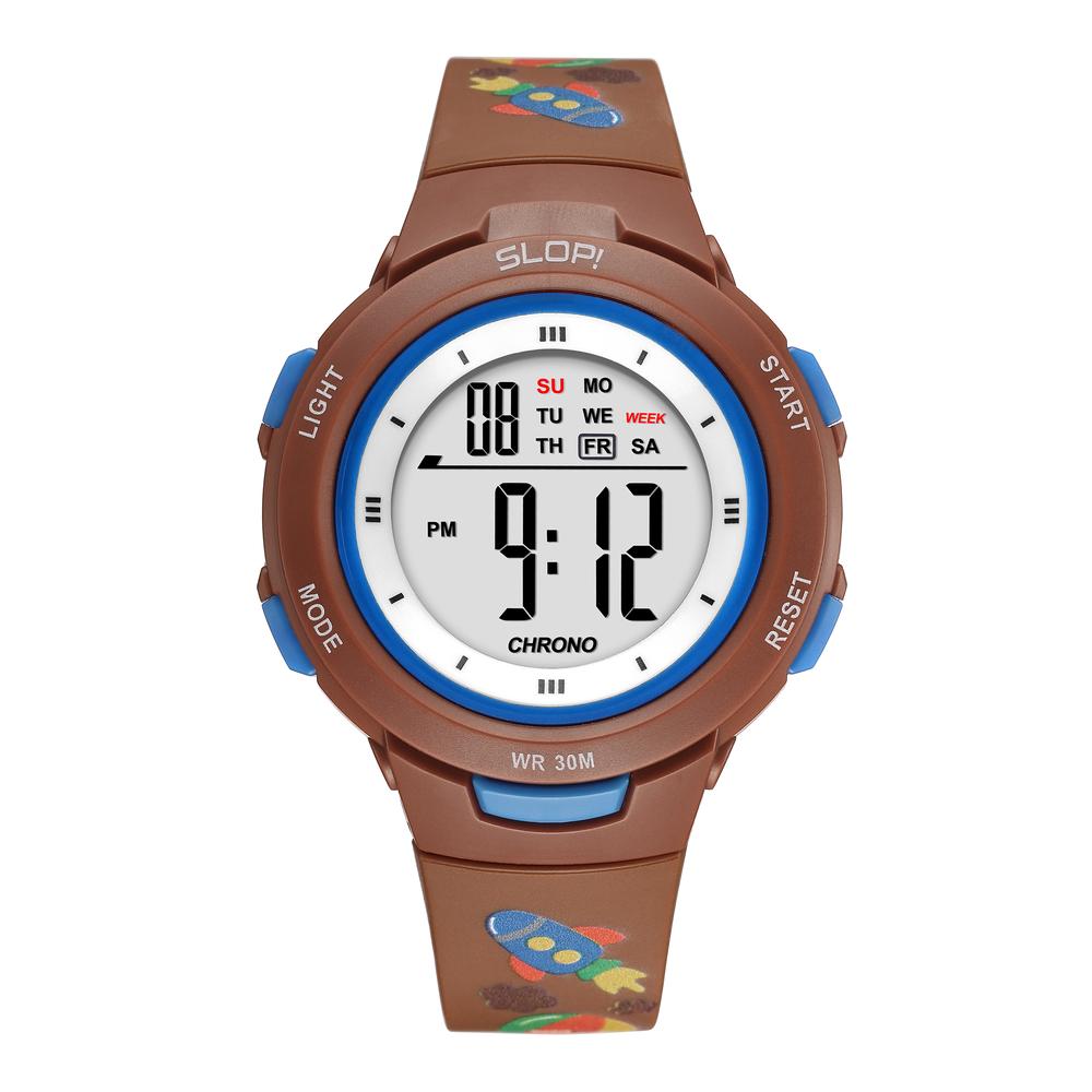 Reloj Infantil Slop Volaré Sw24303k6 Café