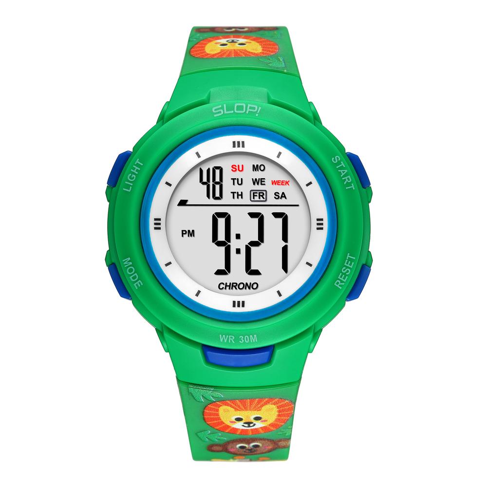 Reloj Infantil Slop Selvaticos Sw24303k5 Verde