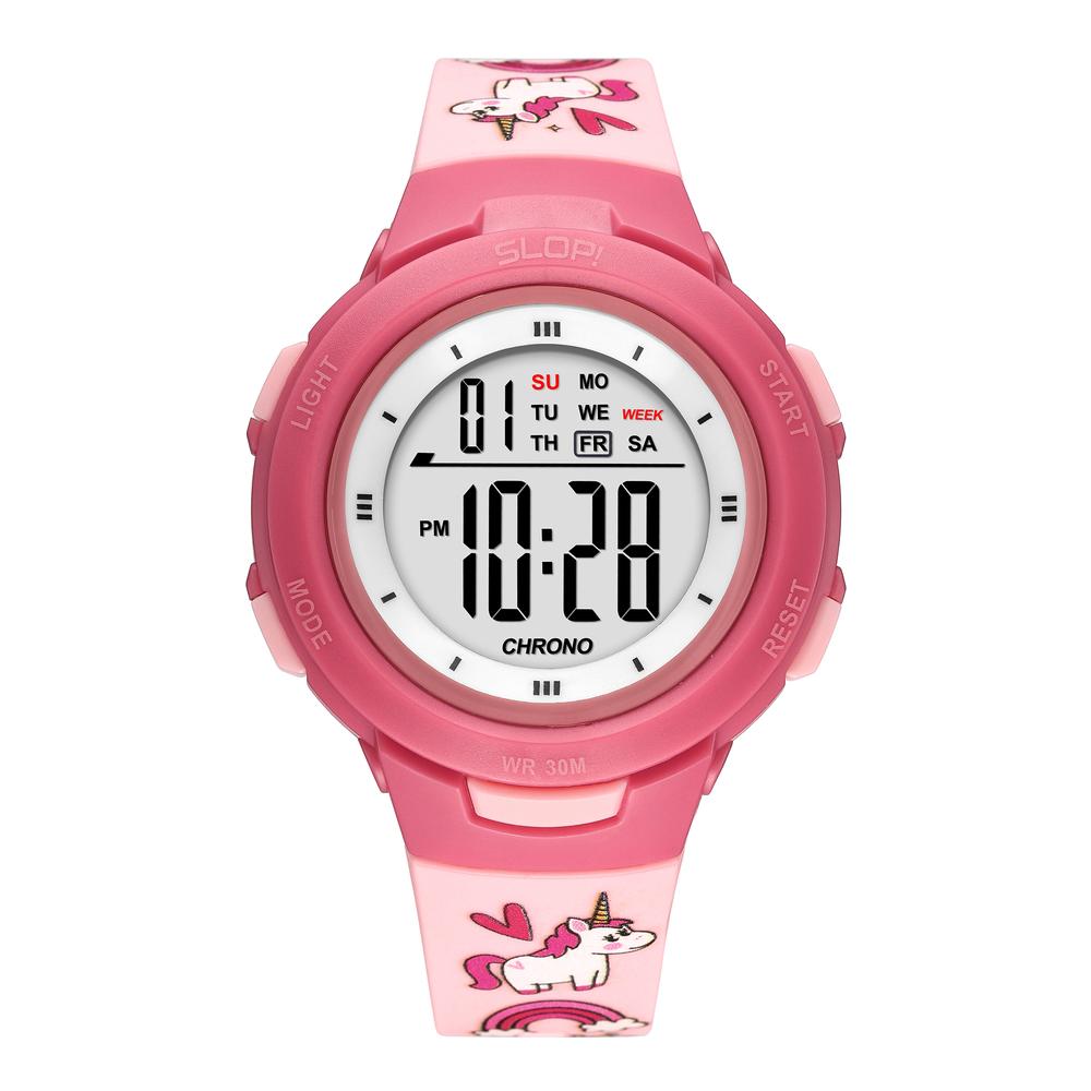 Reloj Infantil Slop Rosa Princesa Encantada para Niña