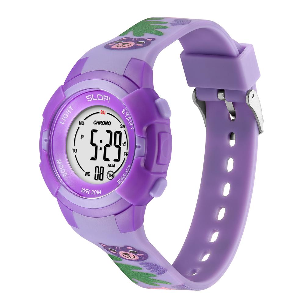 Foto 3 pulgar | Reloj Infantil Slop Ositos Sw24302k4 Morado