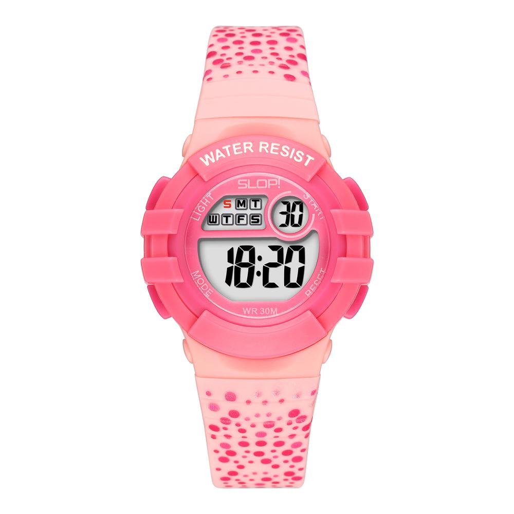 Foto 2 pulgar | Reloj Infantil Slop Confetti Sw24301k1 Rosa Resistente al Agua