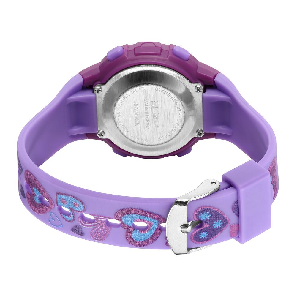 Foto 3 | Reloj Infantil Slop Love Sw24302k1 Morado Resistente al Agua