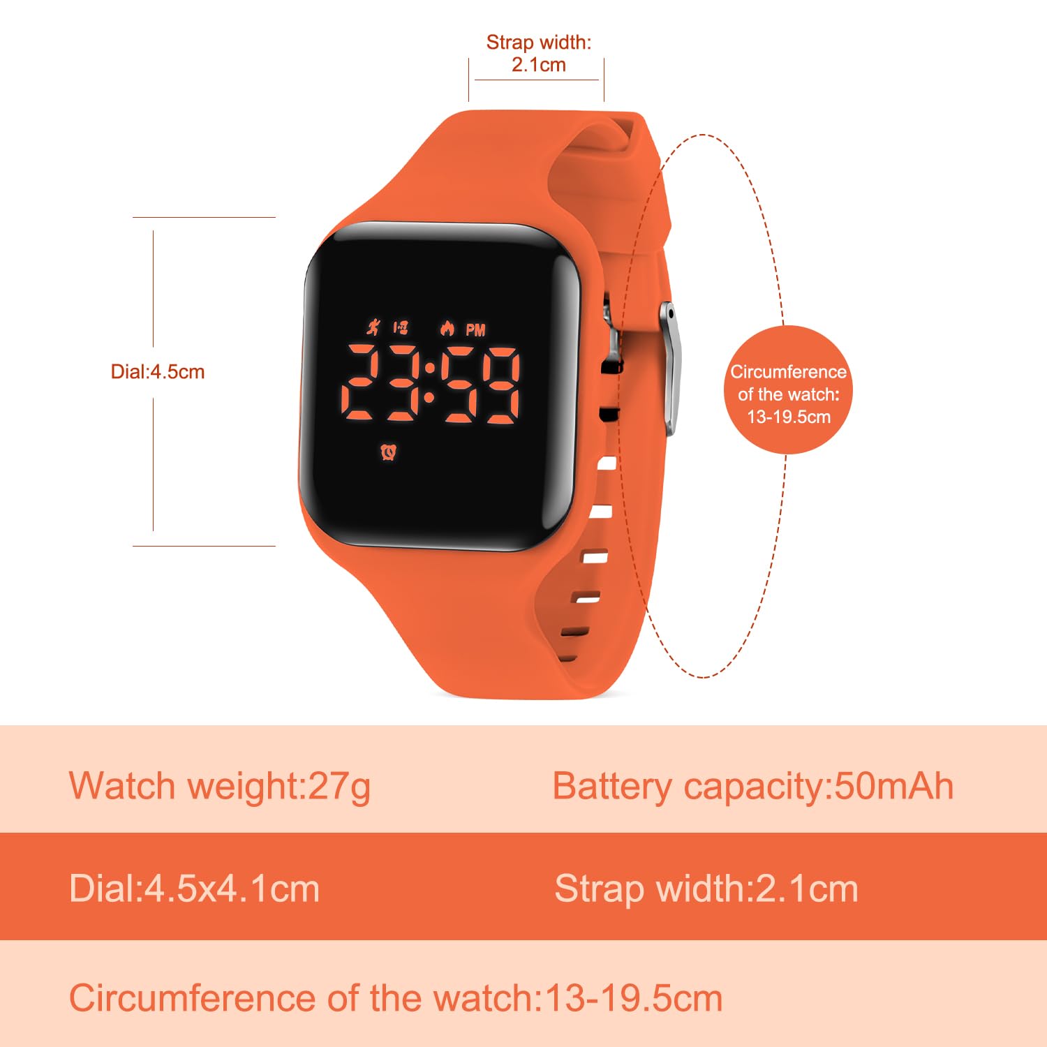 Foto 6 | Reloj Digital Kids Watch Bomieux para Niños - Venta Internacional