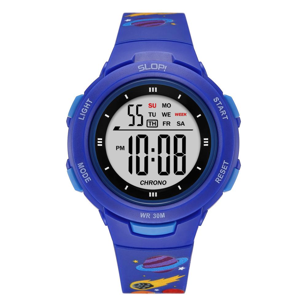 Foto 2 pulgar | Reloj Infantil Slop Para Niño Sw24401g2 Print Planetas