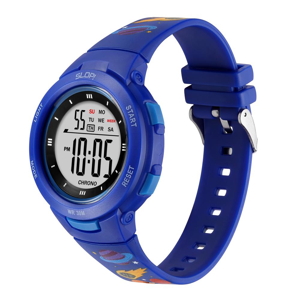 Foto 3 pulgar | Reloj Infantil Slop Para Niño Sw24401g2 Print Planetas