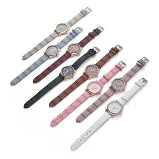 Foto 2 | Reloj De Cuarzo Genérico Con Esfera Bicolor Resistente Al Agua - Venta Internacional.