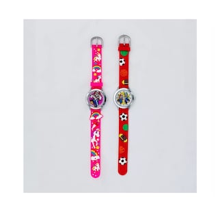 Foto 4 | Reloj Infantil Super Mario Bros 2 Piezas Rojo/Rosa