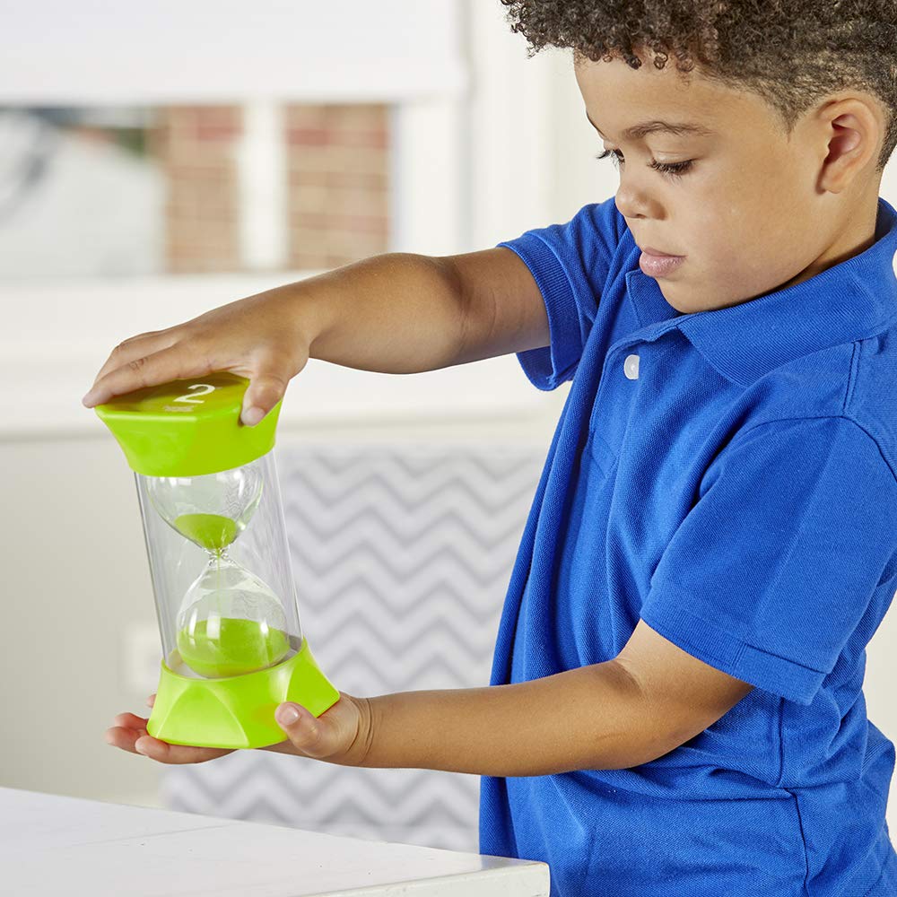 Foto 5 pulgar | Sand Timer Hand2mind Green Jumbo De 2 Minutos Para Niños - Venta Internacional.