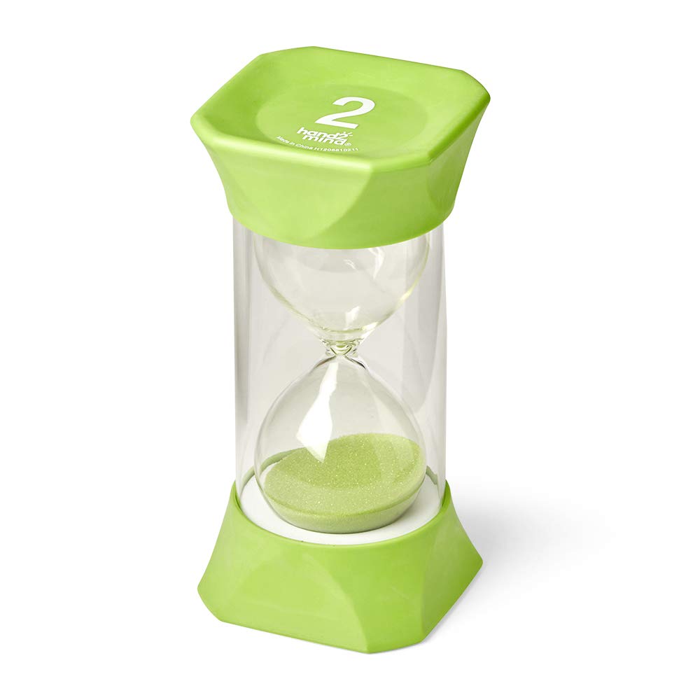 Foto 6 pulgar | Sand Timer Hand2mind Green Jumbo De 2 Minutos Para Niños - Venta Internacional.