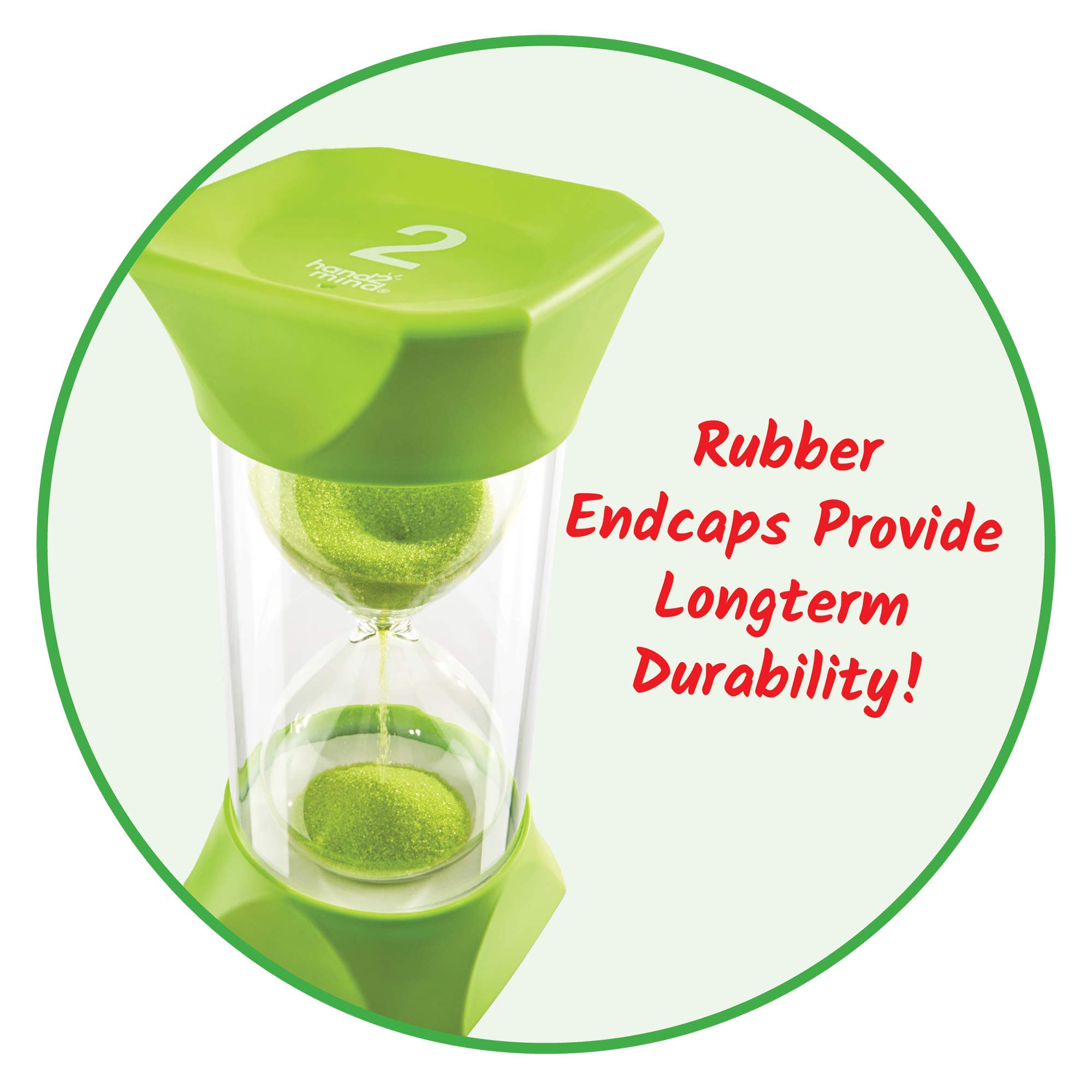Foto 7 pulgar | Sand Timer Hand2mind Green Jumbo De 2 Minutos Para Niños - Venta Internacional.