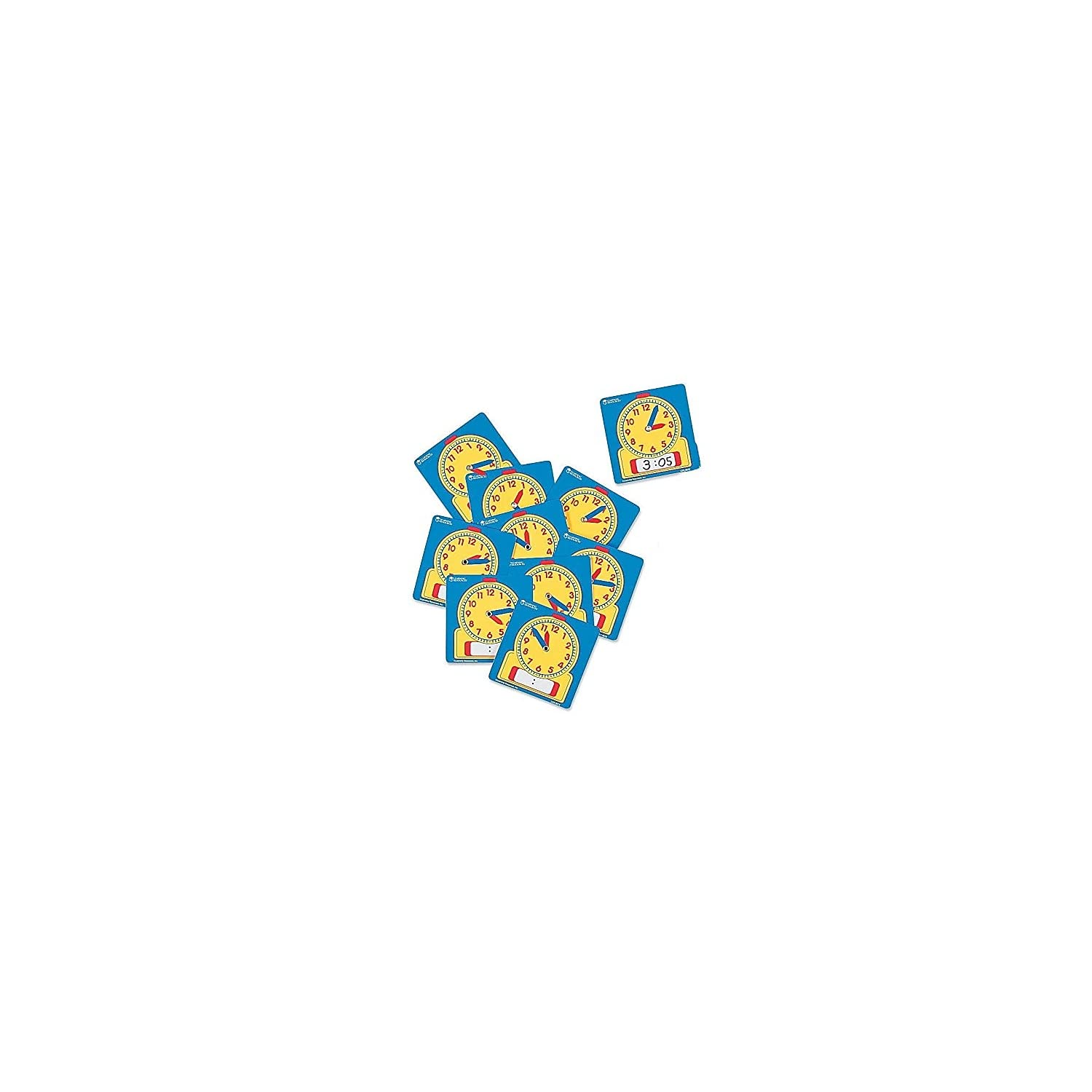 Foto 3 pulgar | Juego De 10 Unidades De Clock Learning Resources Write And Wipe Student - Venta Internacional.
