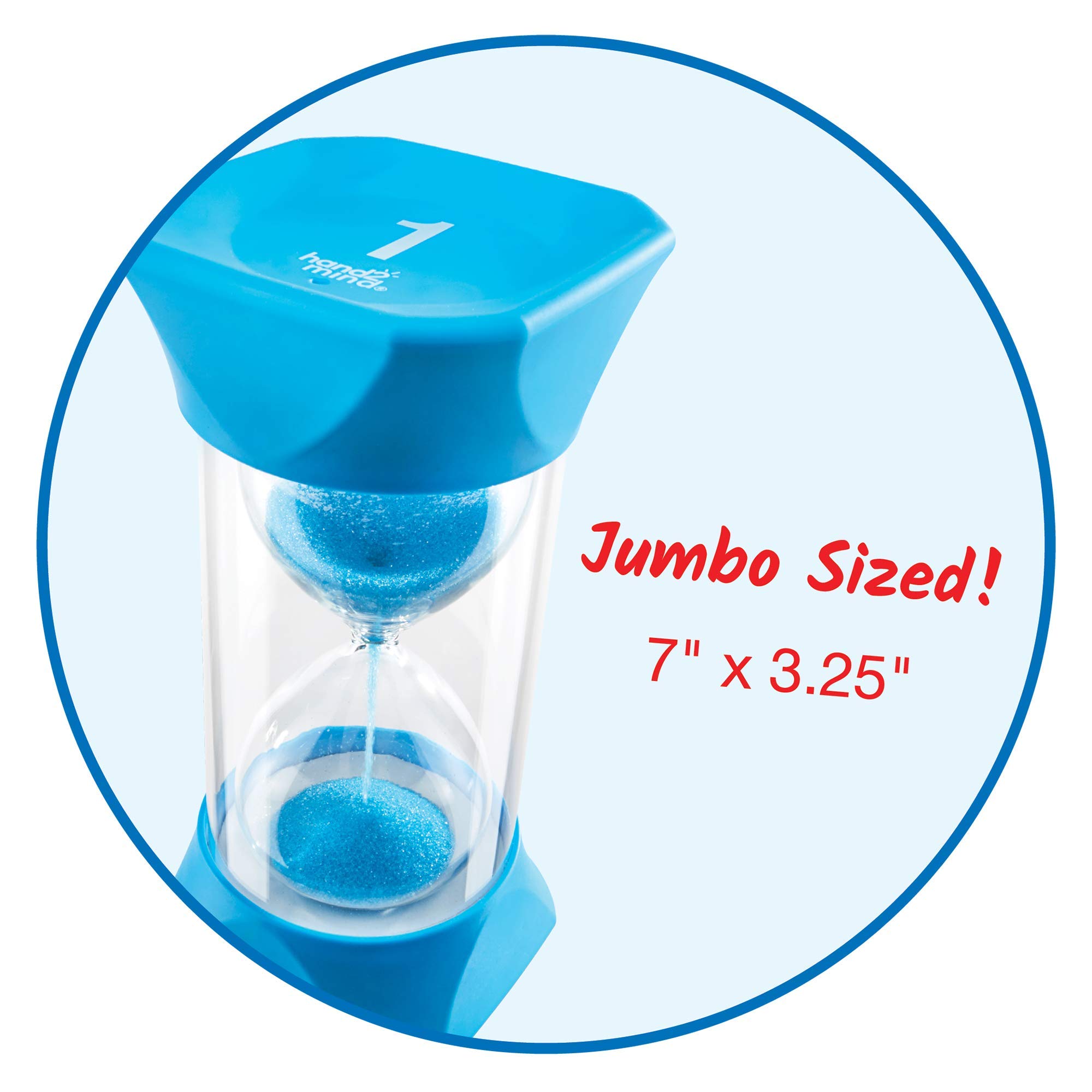 Foto 3 pulgar | Cronómetro Visual Sand Timer Hand2mind Jumbo De 1 Minuto Para Niños - Venta Internacional.