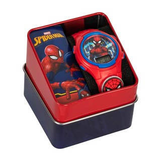 Foto 3 | Reloj Accutime Marvel Spider-man Para Niños Con Led Rojo Digital - Venta Internacional.