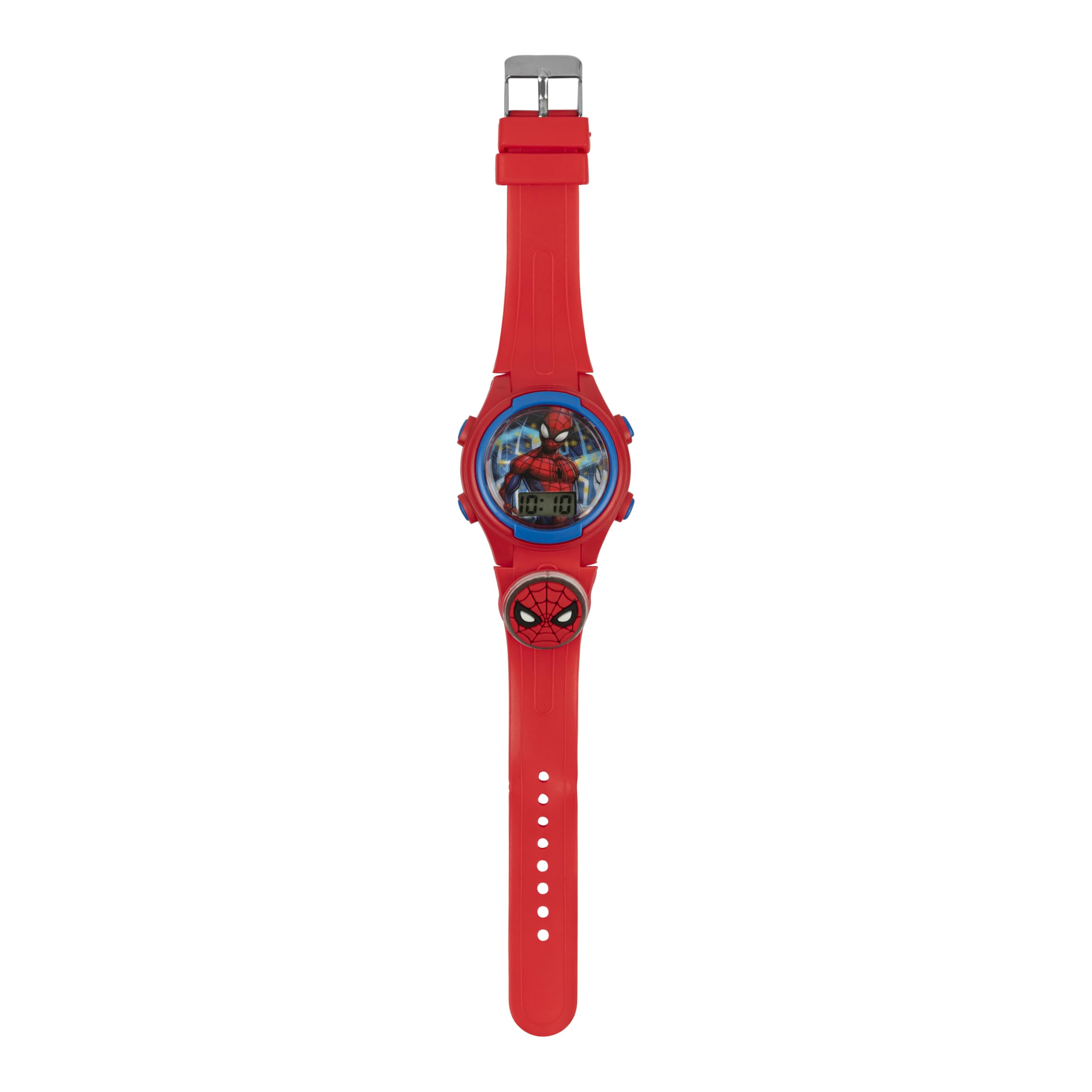 Foto 6 pulgar | Reloj Accutime Marvel Spider-man Para Niños Con Led Rojo Digital - Venta Internacional.