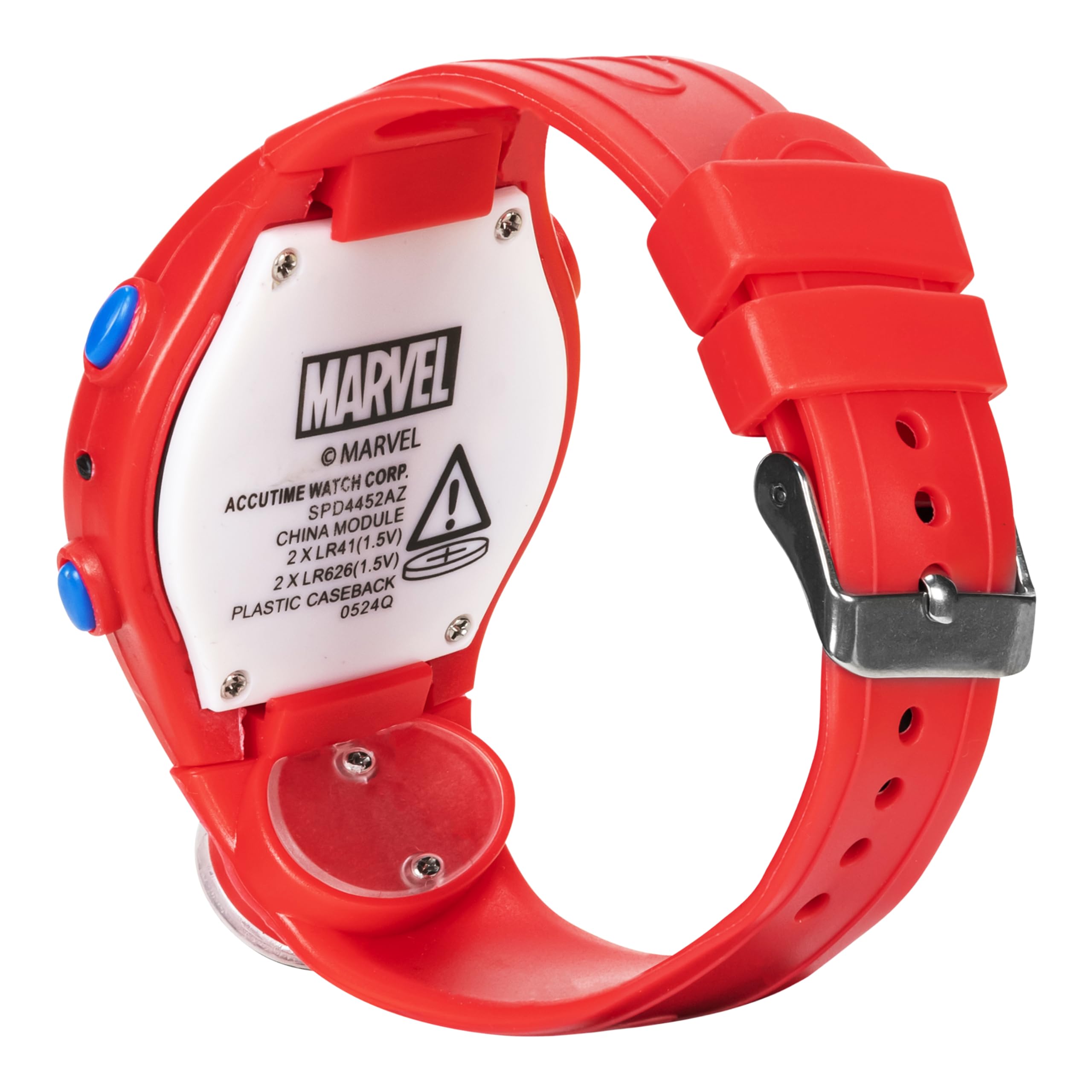 Foto 8 pulgar | Reloj Accutime Marvel Spider-man Para Niños Con Led Rojo Digital - Venta Internacional.