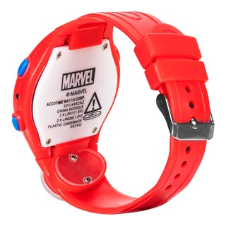 Foto 7 | Reloj Accutime Marvel Spider-man Para Niños Con Led Rojo Digital - Venta Internacional.