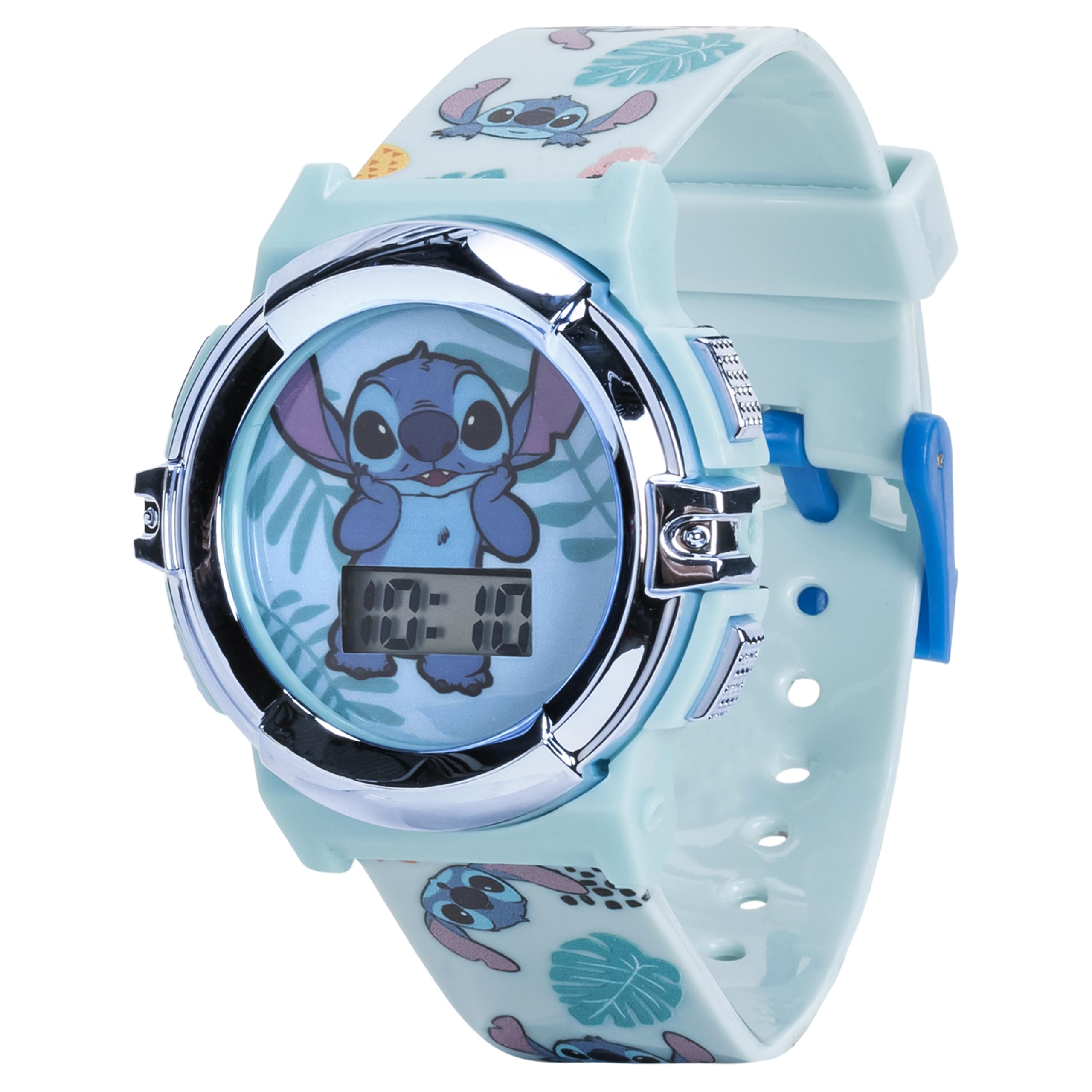Foto 5 pulgar | Reloj Accutime Disney Stitch Para Niños Con Pantalla Lcd Digital Ajustable - Venta Internacional.