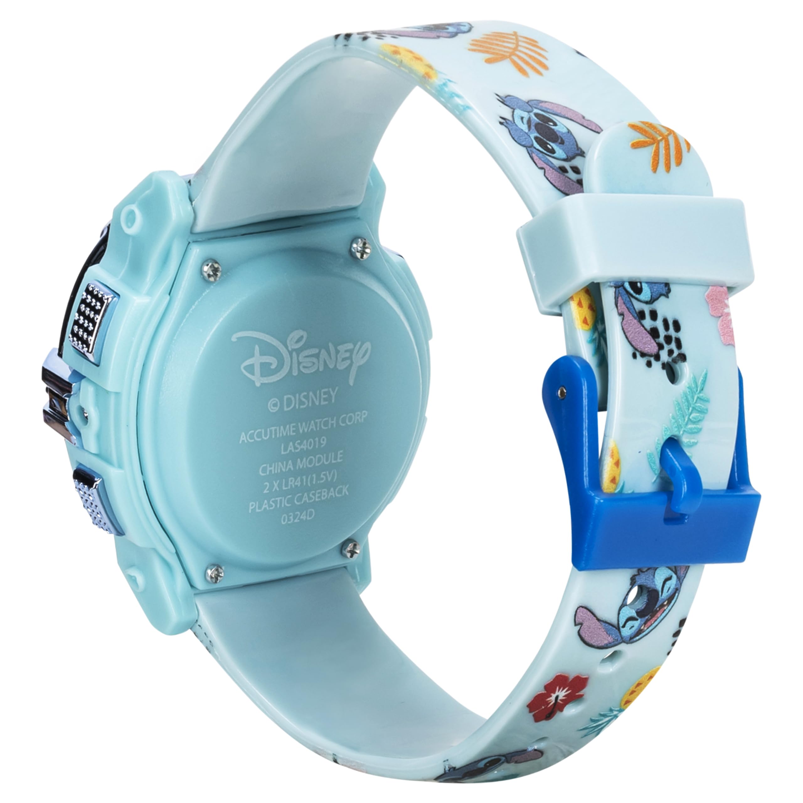 Foto 7 pulgar | Reloj Accutime Disney Stitch Para Niños Con Pantalla Lcd Digital Ajustable - Venta Internacional.