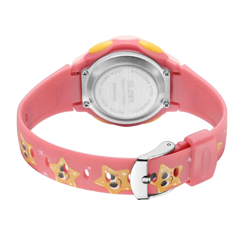 Foto 4 pulgar | Reloj Infantil Slop Para Niña Sw25102l1 Print Estrellas