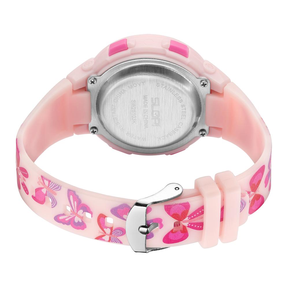 Foto 4 pulgar | Reloj Infantil Slop Para Niña Sw25103l1 Print Mariposas