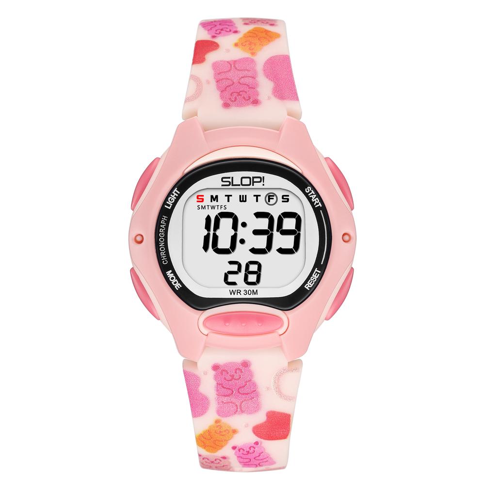 Foto 2 pulgar | Reloj Infantil Slop Para Niña Sw25102l3 Print Ositos