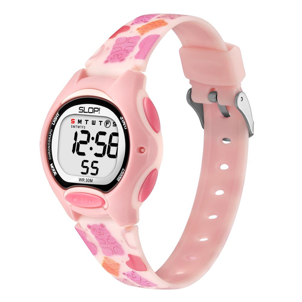 Foto 3 pulgar | Reloj Infantil Slop Para Niña Sw25102l3 Print Ositos