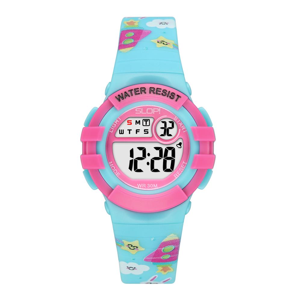 Foto 2 pulgar | Reloj Infantil Slop Para Niña Sw25101l1 Printdinosaurios Girl