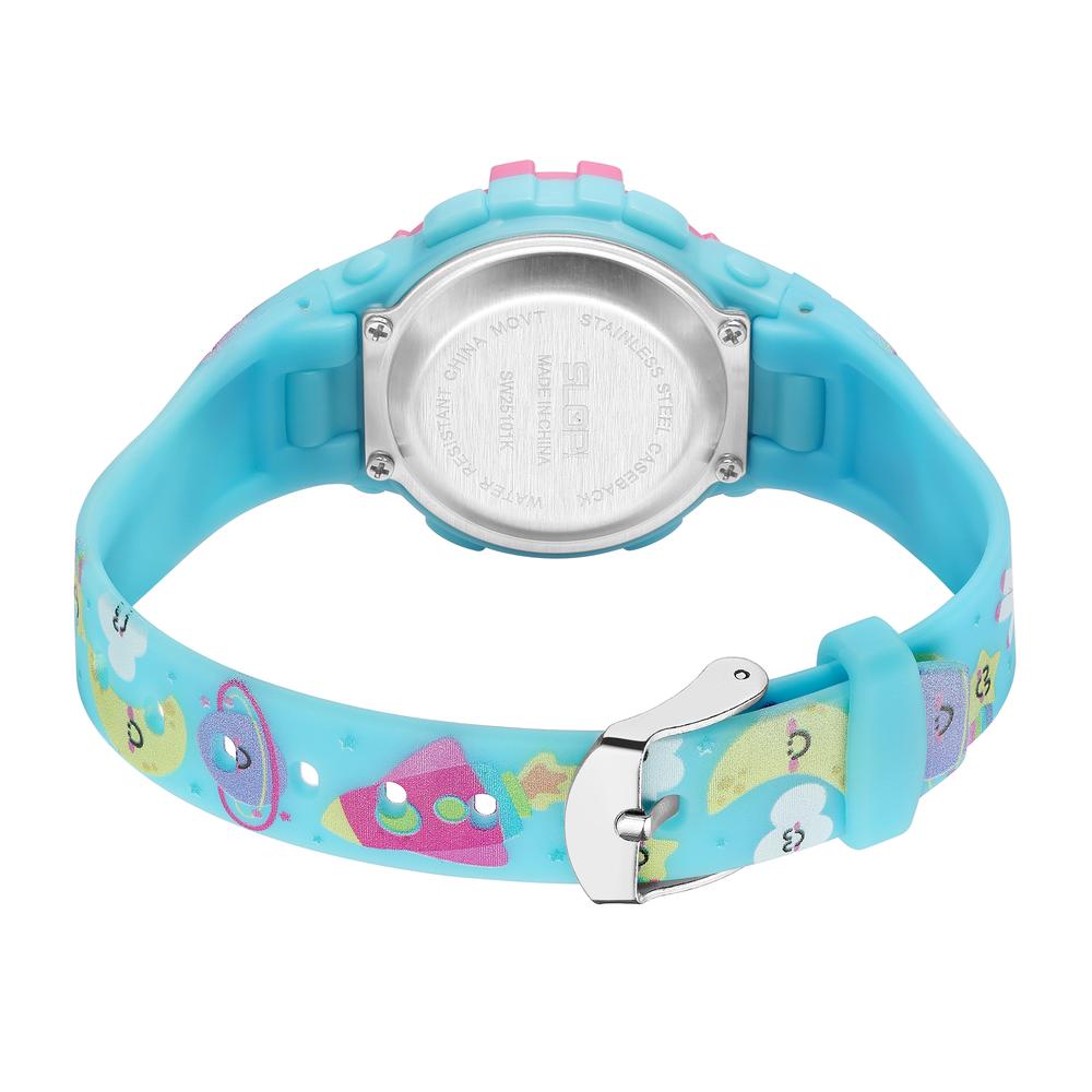 Foto 4 pulgar | Reloj Infantil Slop Para Niña Sw25101l1 Printdinosaurios Girl