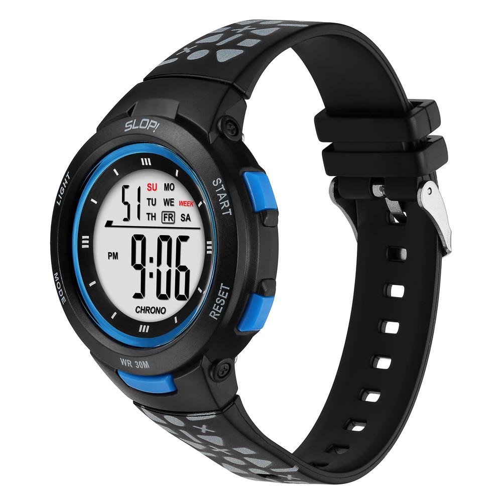Foto 3 pulgar | Reloj Infantil Slop Para Niño Sw25202g2 Negro