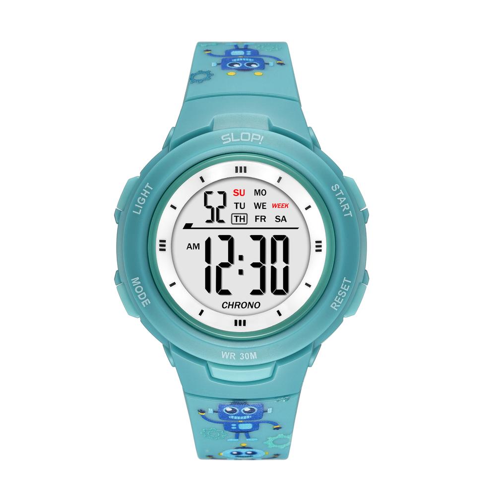 Foto 2 pulgar | Reloj Infantil Slop Para Niño Sw25103g2 Print Planetas