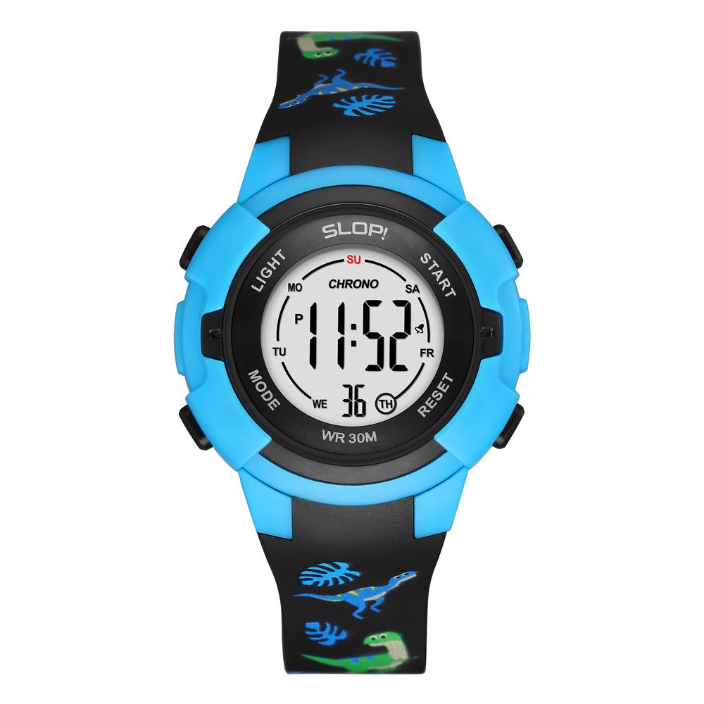 Reloj Infantil Slop Para Niño Sw25205g2 Dinosaurios