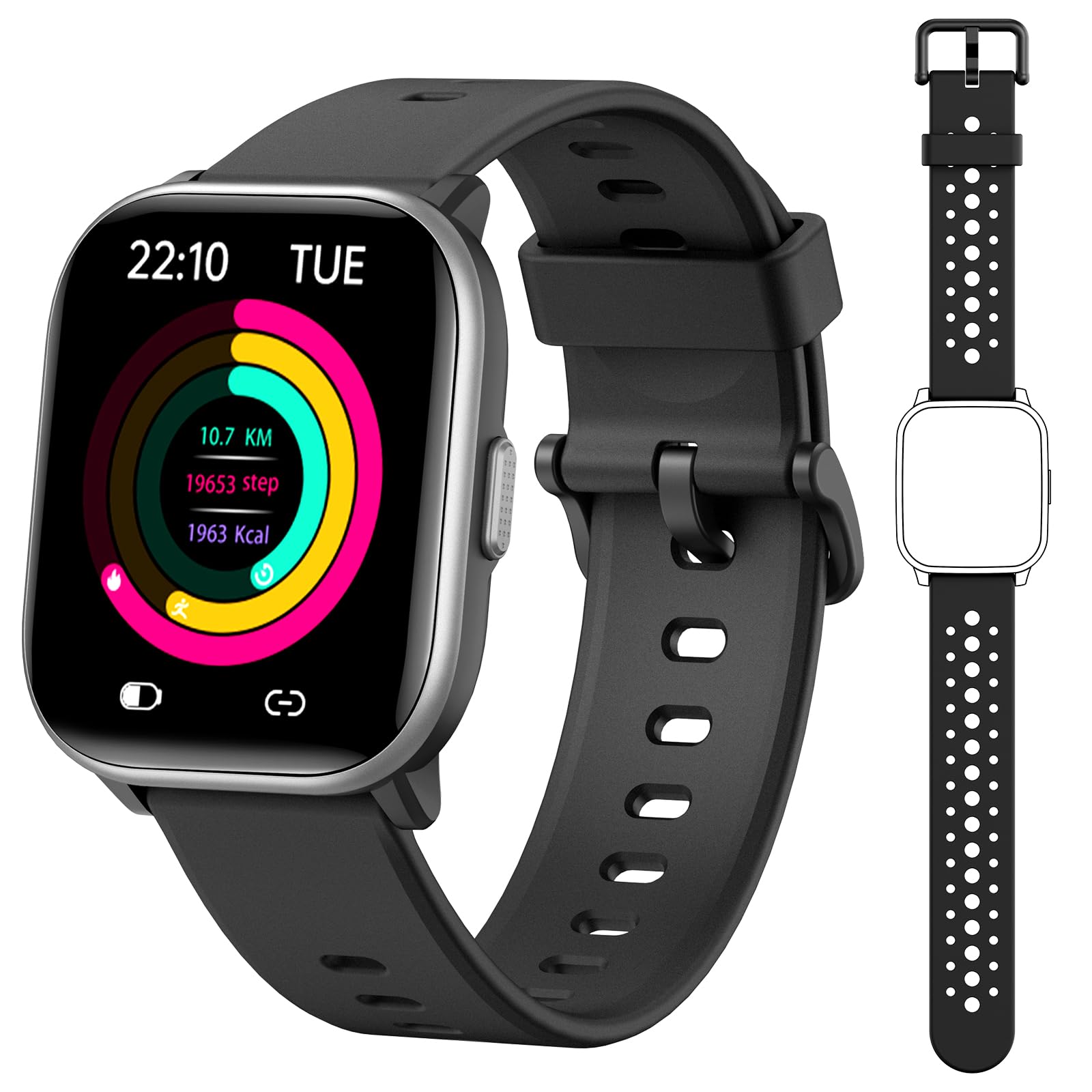 Foto 2 pulgar | Reloj Infantil Fitness Tracker Meoonley Ip68 - Venta Internacional