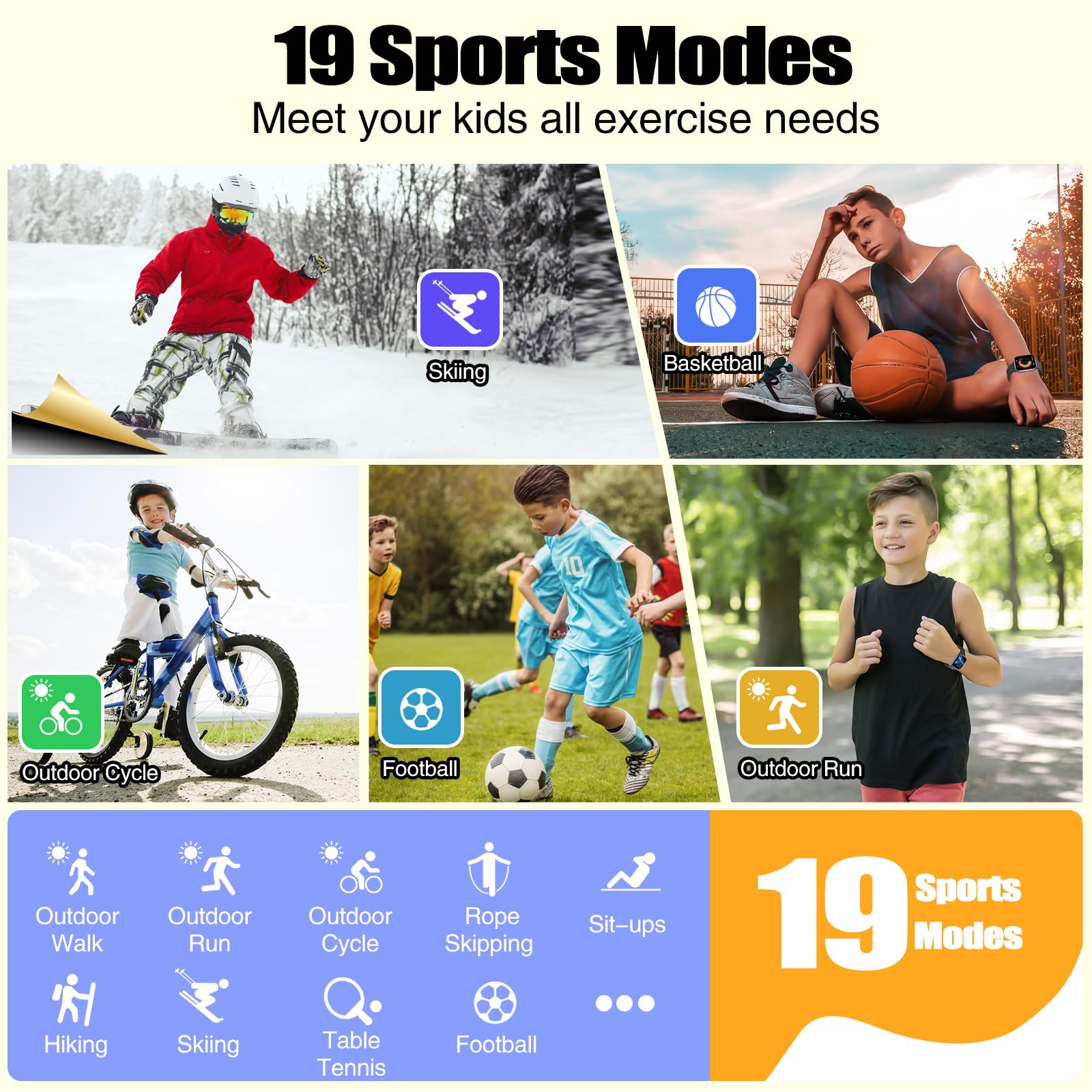 Foto 4 pulgar | Reloj Infantil Fitness Tracker Meoonley Ip68 - Venta Internacional