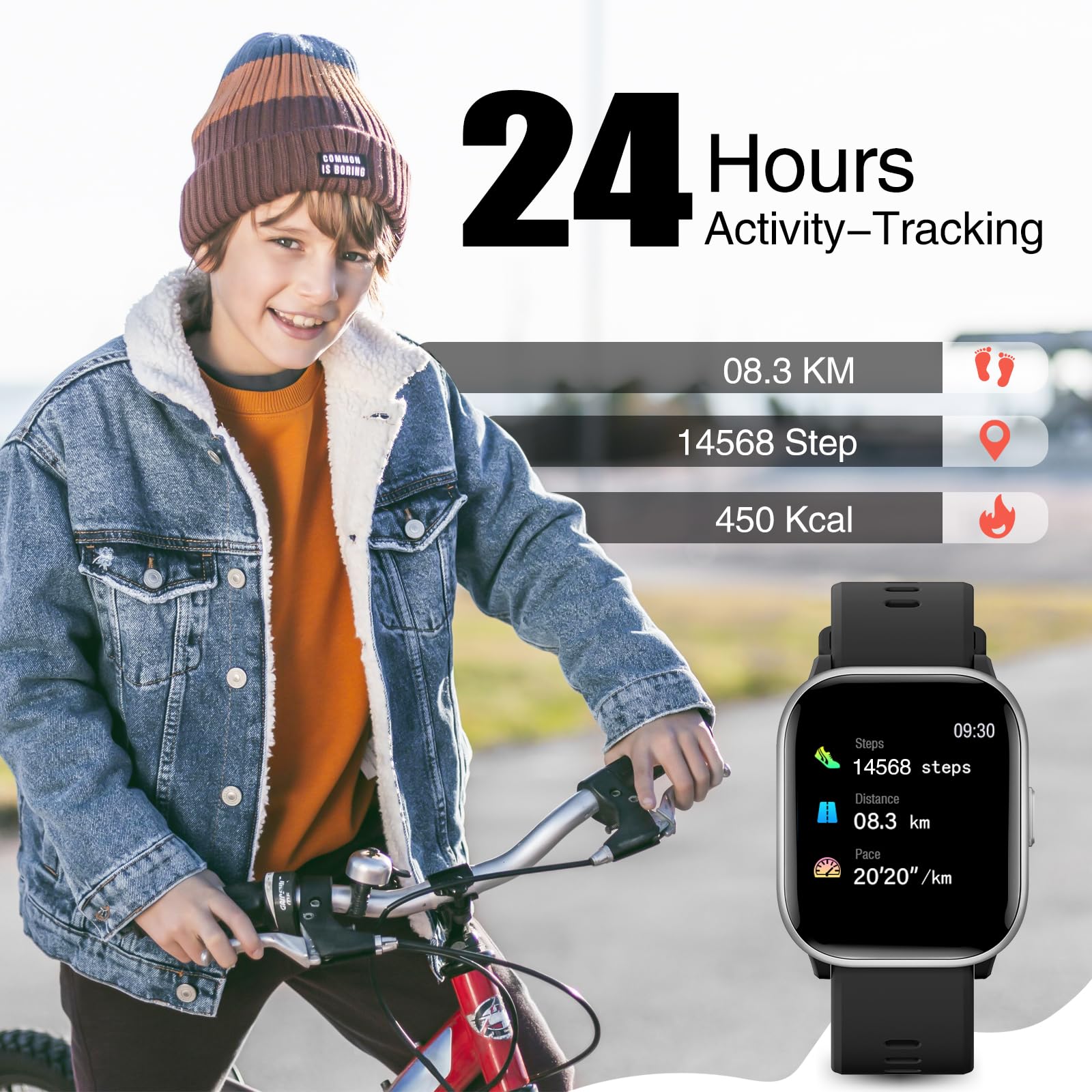 Foto 5 pulgar | Reloj Infantil Fitness Tracker Meoonley Ip68 - Venta Internacional
