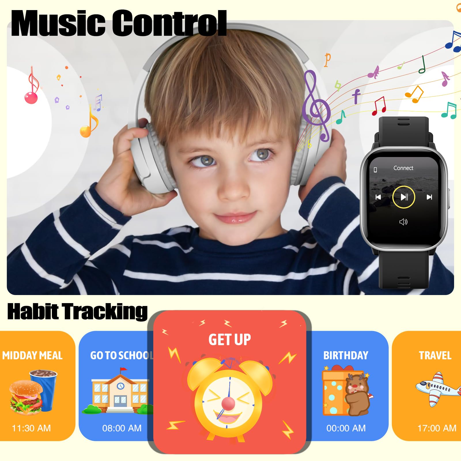 Foto 8 pulgar | Reloj Infantil Fitness Tracker Meoonley Ip68 - Venta Internacional