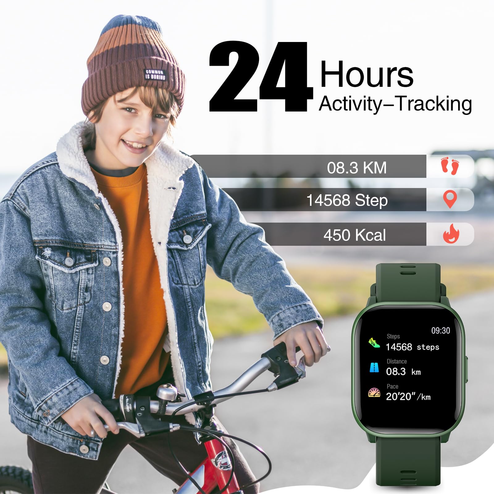 Foto 5 pulgar | Reloj para Niños Meoonley Ip68 19 Modos Deportivos - Venta Internacional