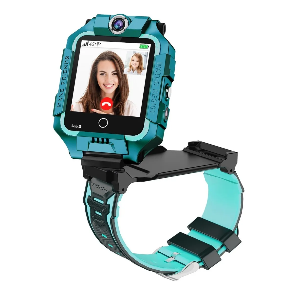 Foto 2 pulgar | Reloj Inteligente 4g Gps Wifi Lab.g Verde para Niños