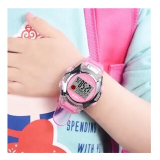 Foto 2 | Reloj Infantil Led Niña Cronometro Contra Agua Lab.g Rosa