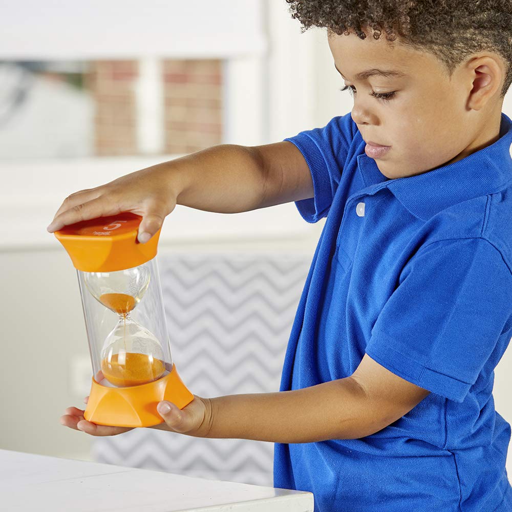 Foto 5 pulgar | Sand Timer Hand2mind Jumbo Orange De 5 Minutos Para Niños - Venta Internacional.