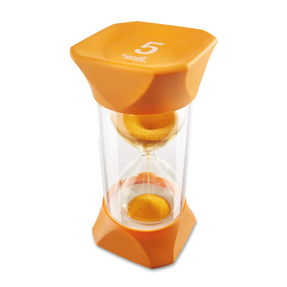 Foto 5 | Sand Timer Hand2mind Jumbo Orange De 5 Minutos Para Niños - Venta Internacional.