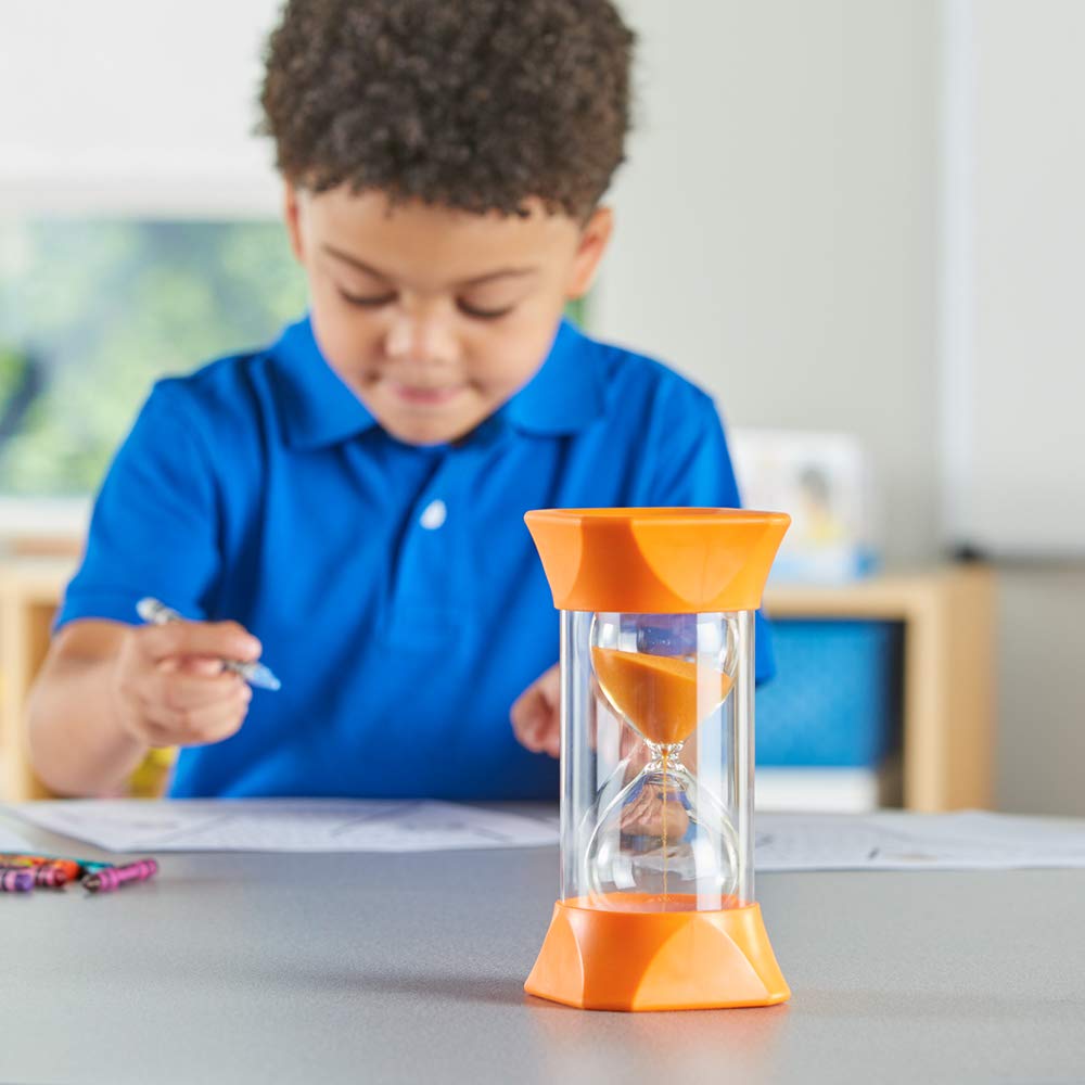 Foto 7 pulgar | Sand Timer Hand2mind Jumbo Orange De 5 Minutos Para Niños - Venta Internacional.