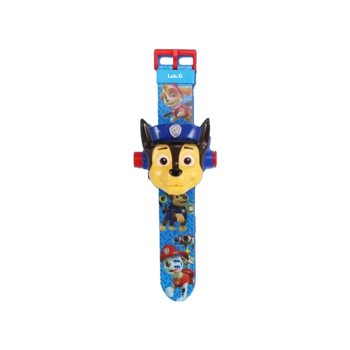Foto 2 pulgar | Reloj Proyector Niños 24 Imágenes Paw Patrol, Chase+pegatina Lab.g Azul